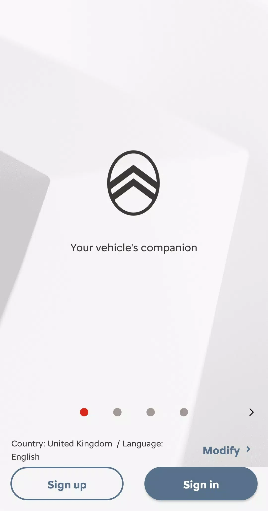 MyCitroën應用截圖第1張
