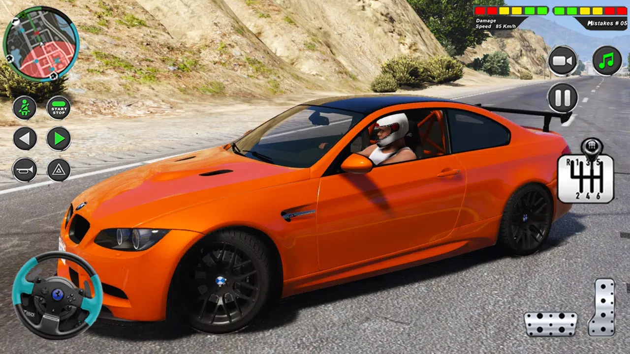 Modern Car Advance Driving 3D Tangkapan skrin 4