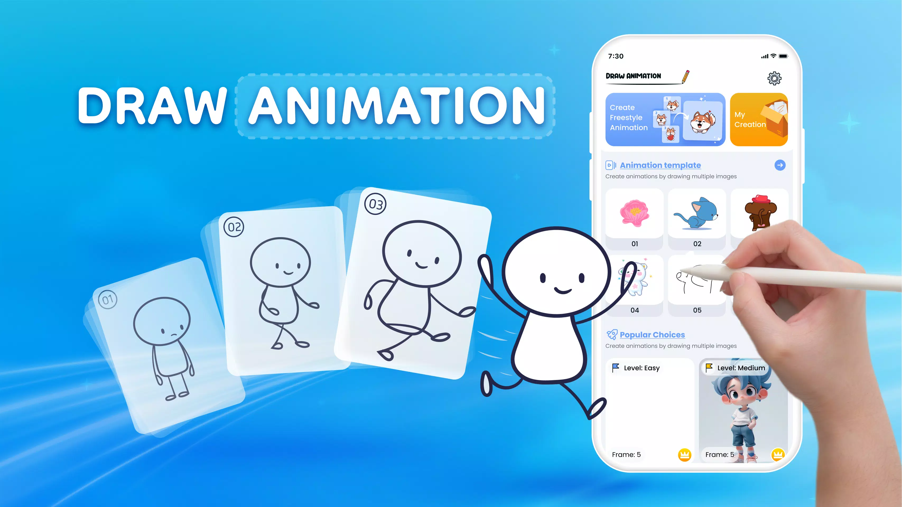 AniDraw: 2D Draw Animation Captura de pantalla 1