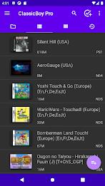ClassicBoy Pro Games Emulator Tangkapan skrin 1