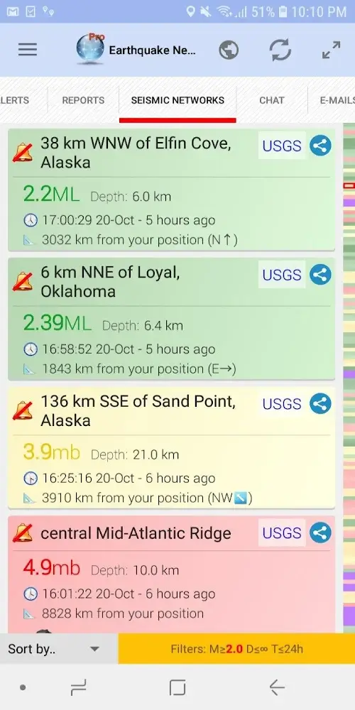 Earthquake Network PRO應用截圖第3張