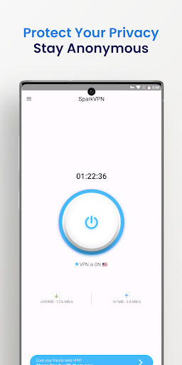 Spark VPN : Fast Secure VPN Schermafbeelding 3