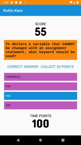 Kotlin Kwiz ภาพหน้าจอ 3