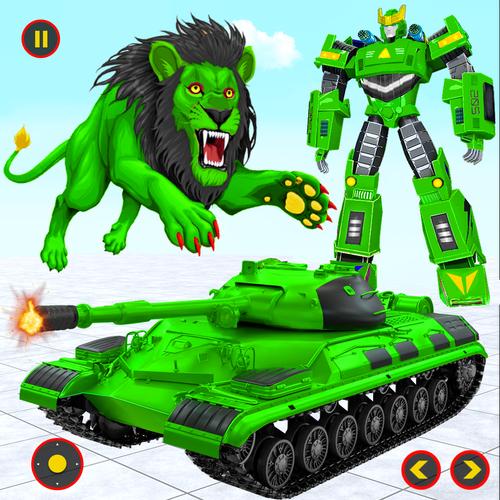 Army Tank Lion Robot স্ক্রিনশট 1