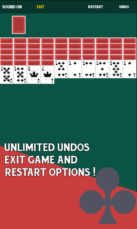 Spider Solitaire Free Card Game Screenshot 2