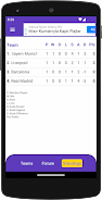 Fixture & Points Table Maker Capture d’écran 3