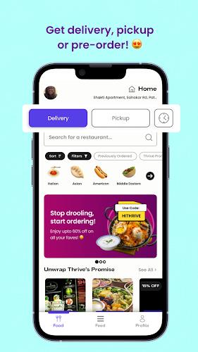 Thrive: Online Food Delivery スクリーンショット 4