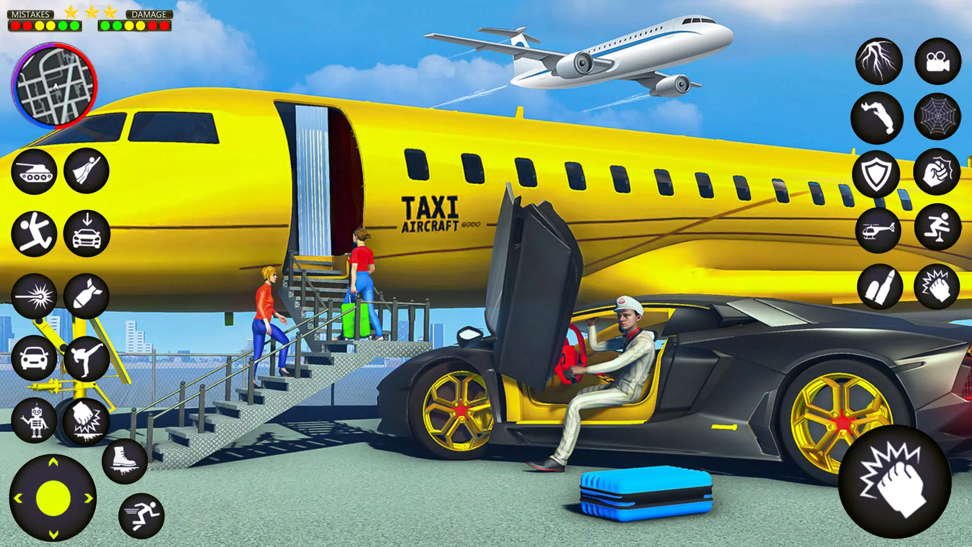 Taxi Driving: 3D Crazy Parking Schermafbeelding 2