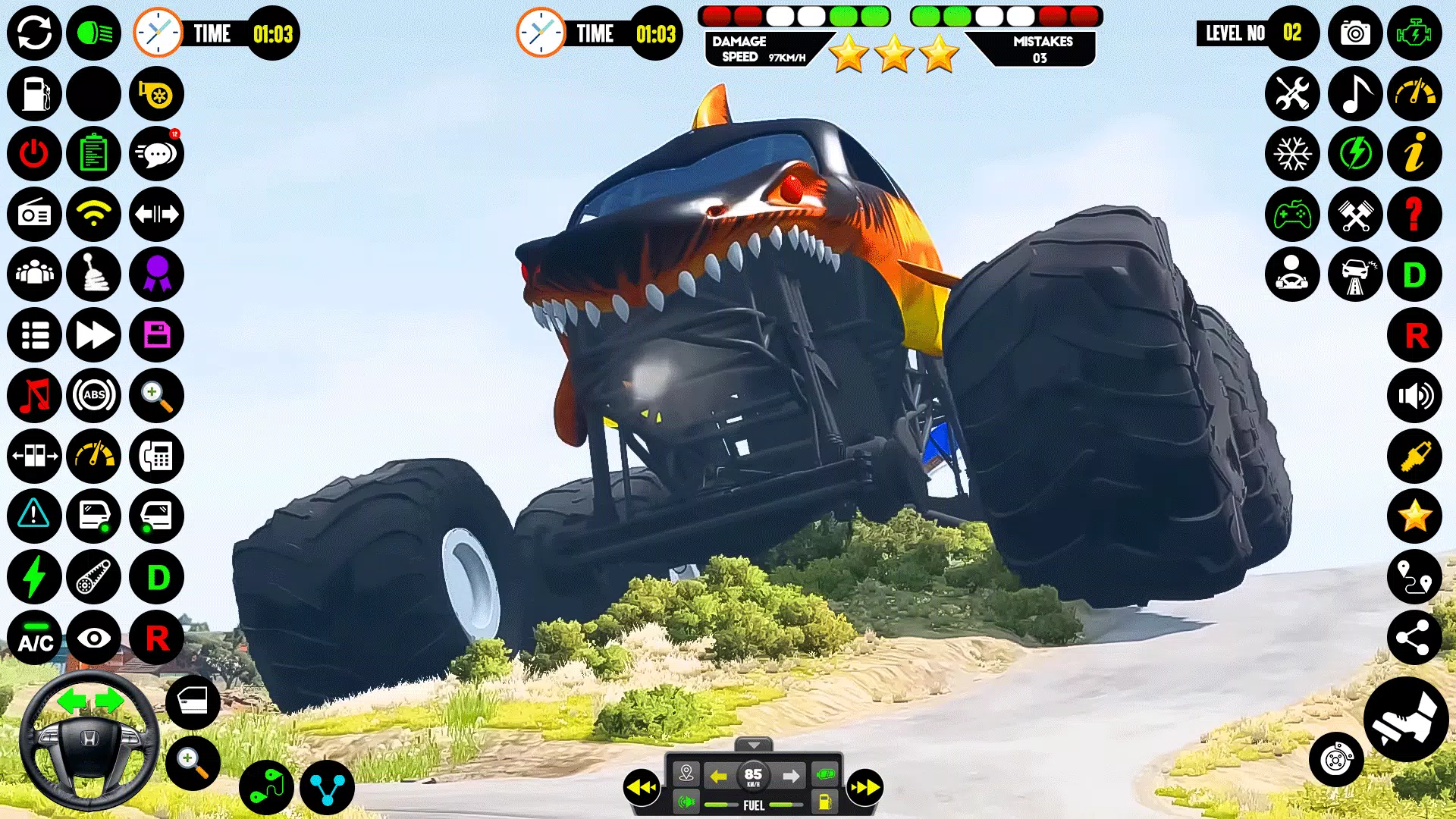 Monster Truck Racing: Truck 3D Tangkapan skrin 2