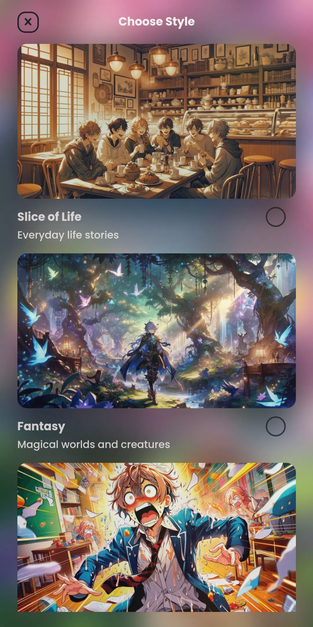 Anime Art Generator - AI Anime Capture d’écran 3
