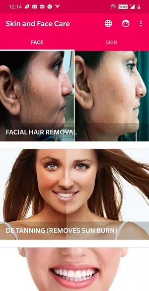 Skin and Face Care - acne, fai 스크린샷 2