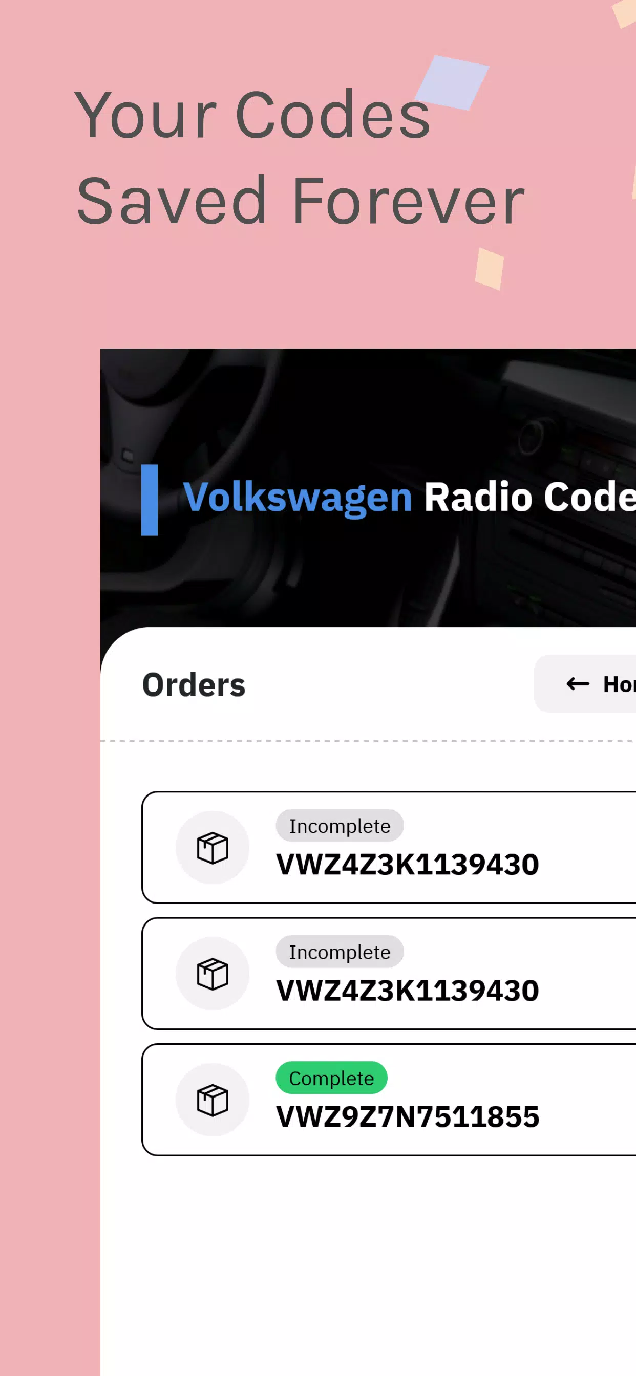 VW Radio Code Generator应用截图第4张