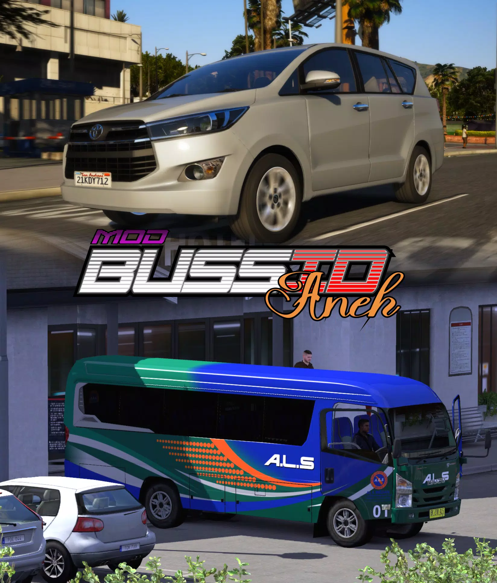 Mod Aneh Bussid スクリーンショット 1