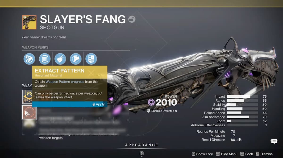 Destiny 2: Acquire the Slayer’s Fang Shotgun