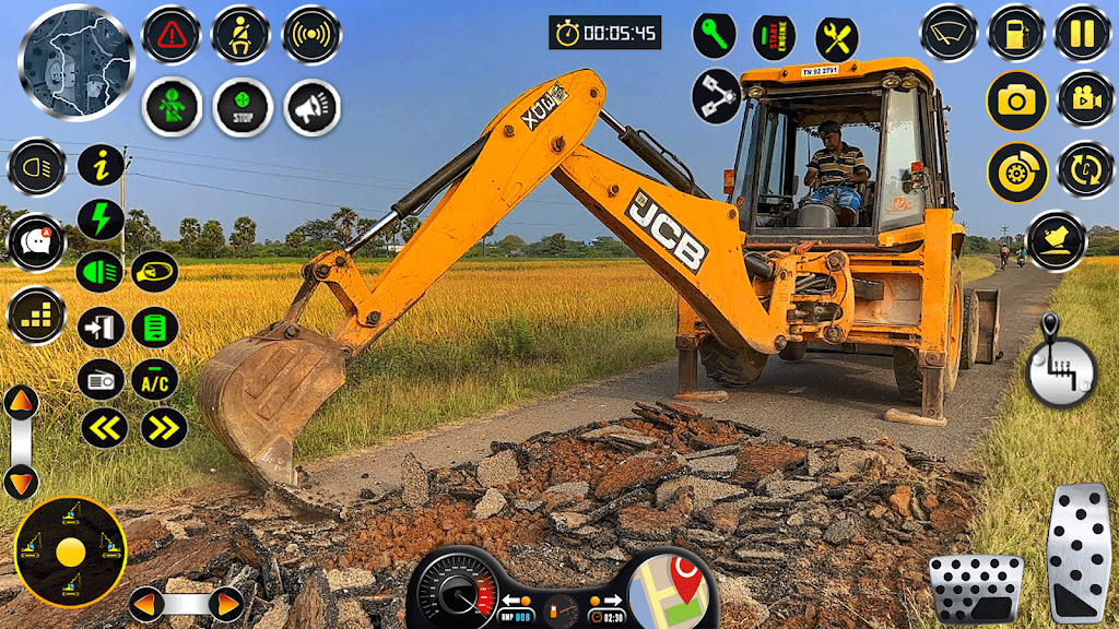 Real City JCB Construction 3D Ekran Görüntüsü 3