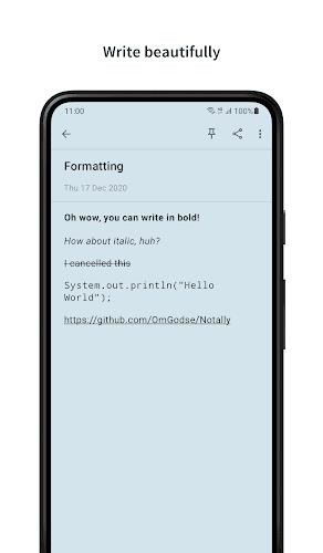 Notally - Minimalist Notes स्क्रीनशॉट 3