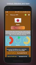 Advance VPN: Fast VPN App ภาพหน้าจอ 2