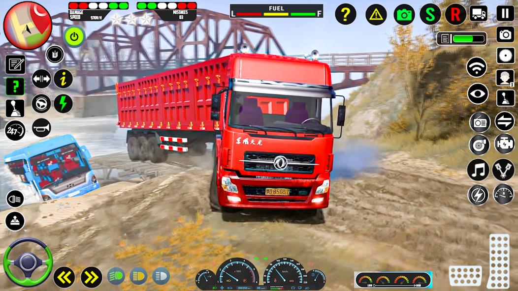 Euro Truck Games Cargo Driving Mod Captura de pantalla 4