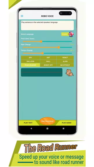 Robot Voice Captura de tela 3