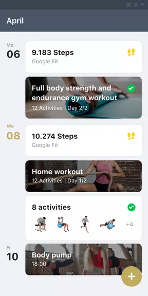MyPersonalTrainer - FitnessApp スクリーンショット 2