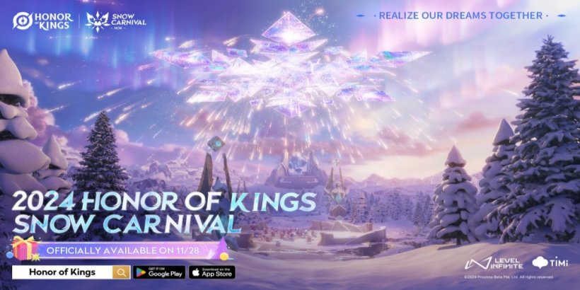 Honor of Kings unveils snowy carnival bonanza
