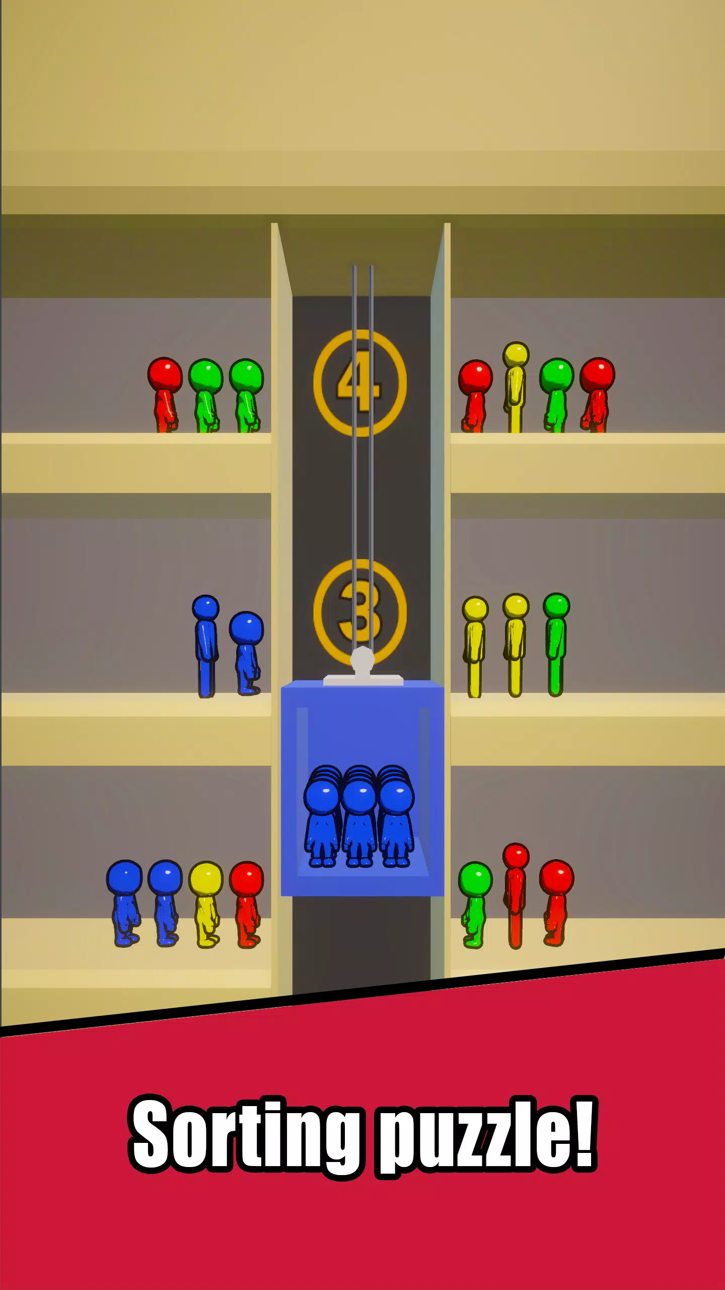 Lift Traffic: elevator game Скриншот 1