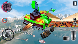 Schermata Crazy Car Stunt: Car Games 4