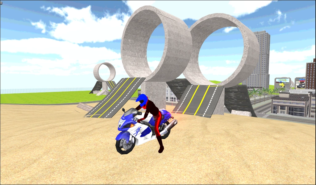 Motorbike Stunt Race 3D Screenshot 3