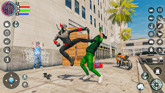 Miami Rope Hero: Spider Games Captura de tela 4