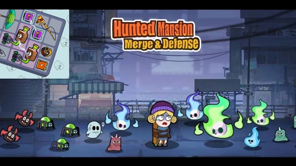 Ang Haunted Mansion ni Loongcheer: Ang Merge Defense ay naglulunsad sa Android