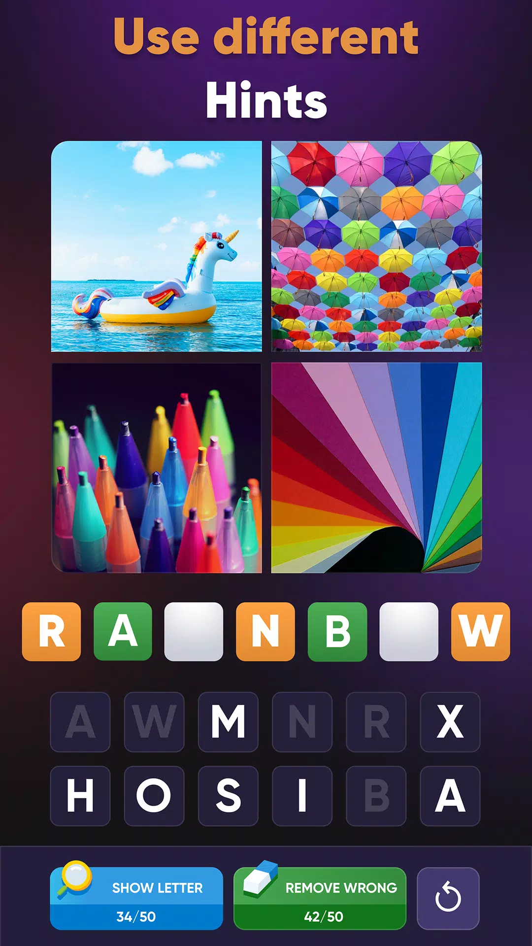 4 Pics Association Word Puzzle Capture d’écran 2