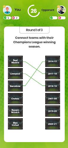 Footy Brains – Soccer Trivia Captura de tela 3