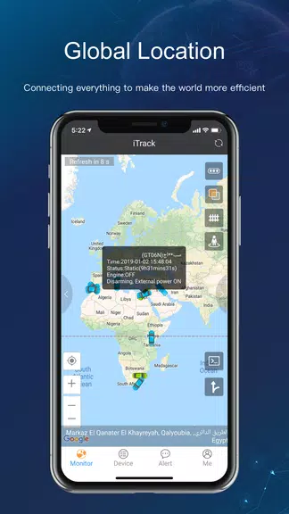 iTrack - GPS Tracking System 스크린샷 1