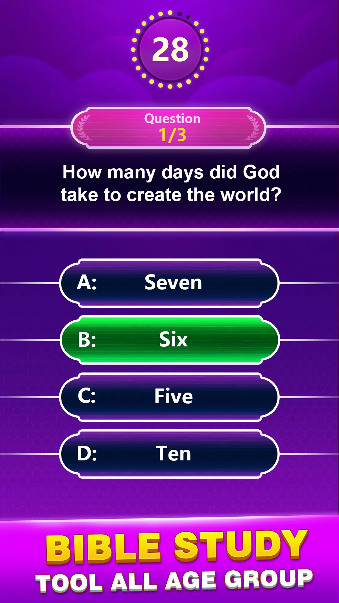 Bible Trivia スクリーンショット 1