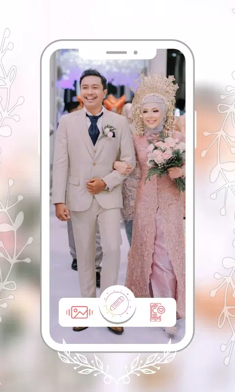 Hijab Couple Bridal Editor 스크린샷 3