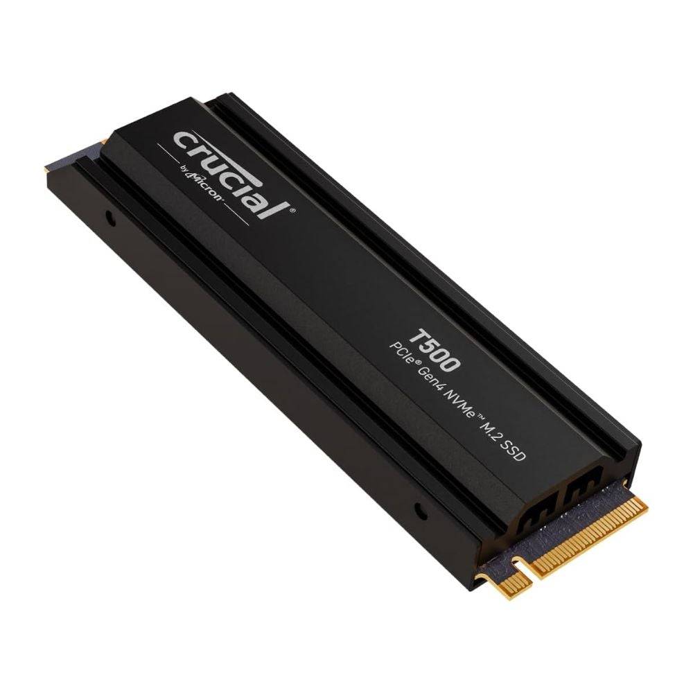 Önemli T500 2TB GEN4 NVME M.2 Dahili Oyun SSD'si, 7400MB/S'ye kadar Soğutucu ile
