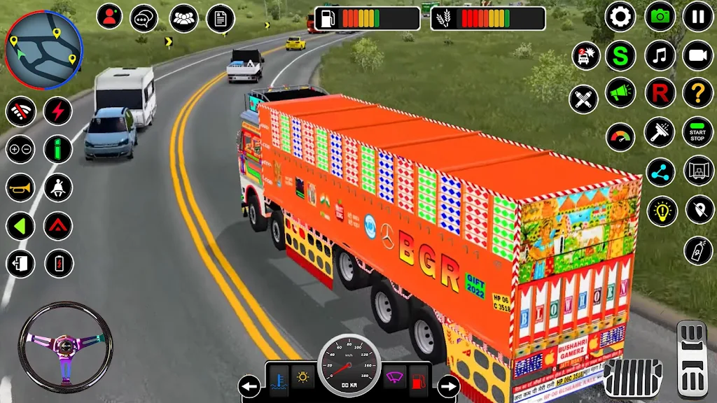 Offroad Cargo Truck Simulator Tangkapan skrin 2