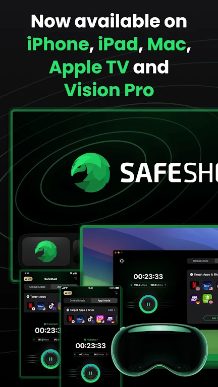 SafeShell VPN - Stream Freedom Zrzut ekranu 4