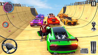 Schermata Crazy Car Stunt: Car Games 1