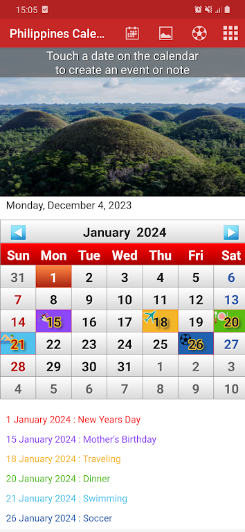 Philippines Calendar 2024 Screenshot 3