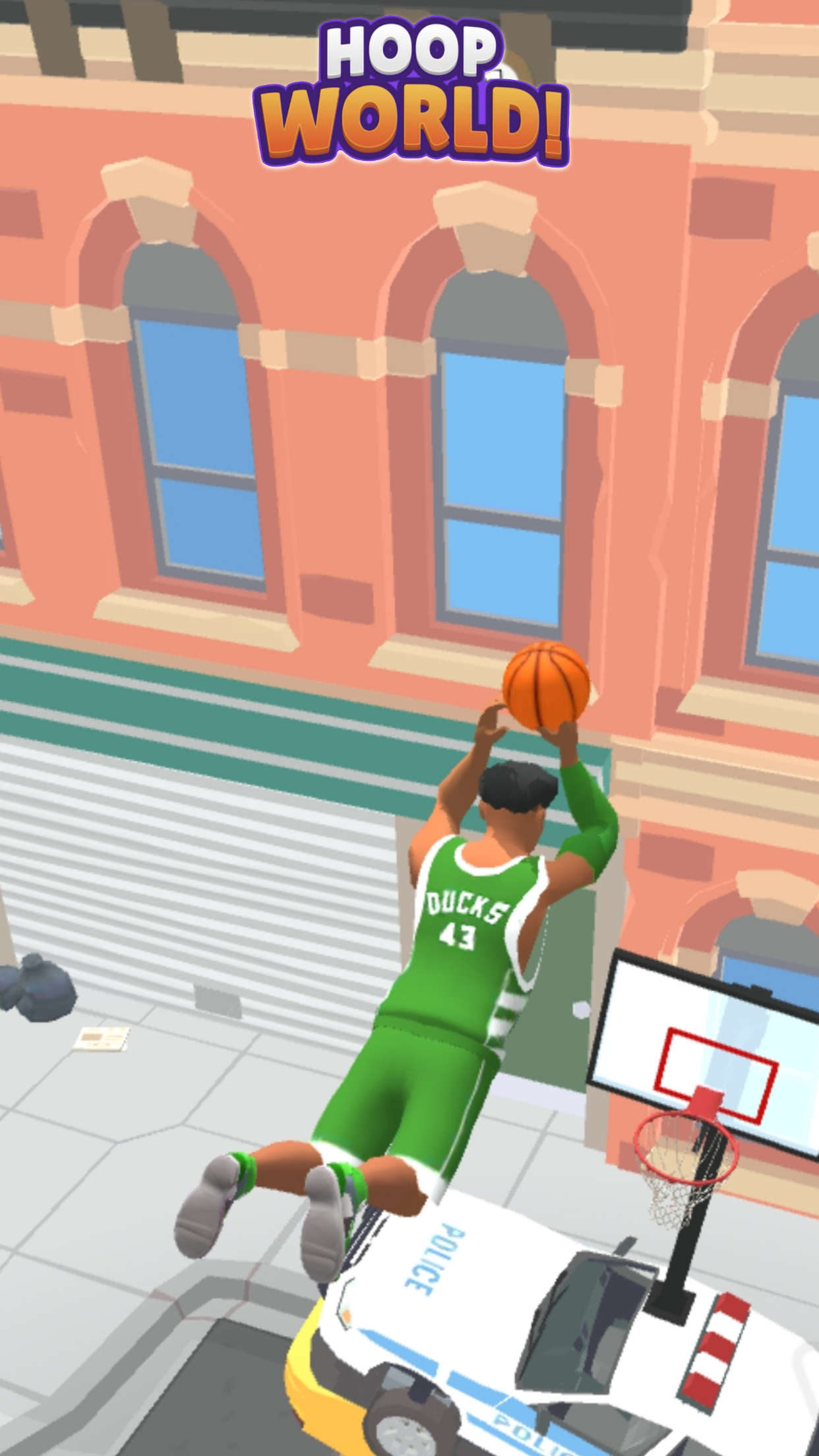 Hoop World: Flip Dunk Game 3D Captura de tela 2