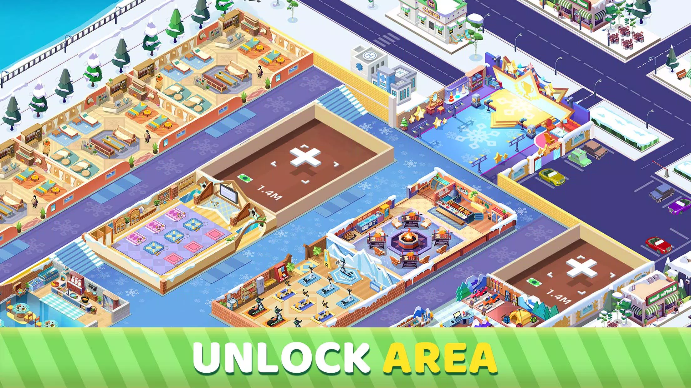 Fitness Club Tycoon Captura de tela 4