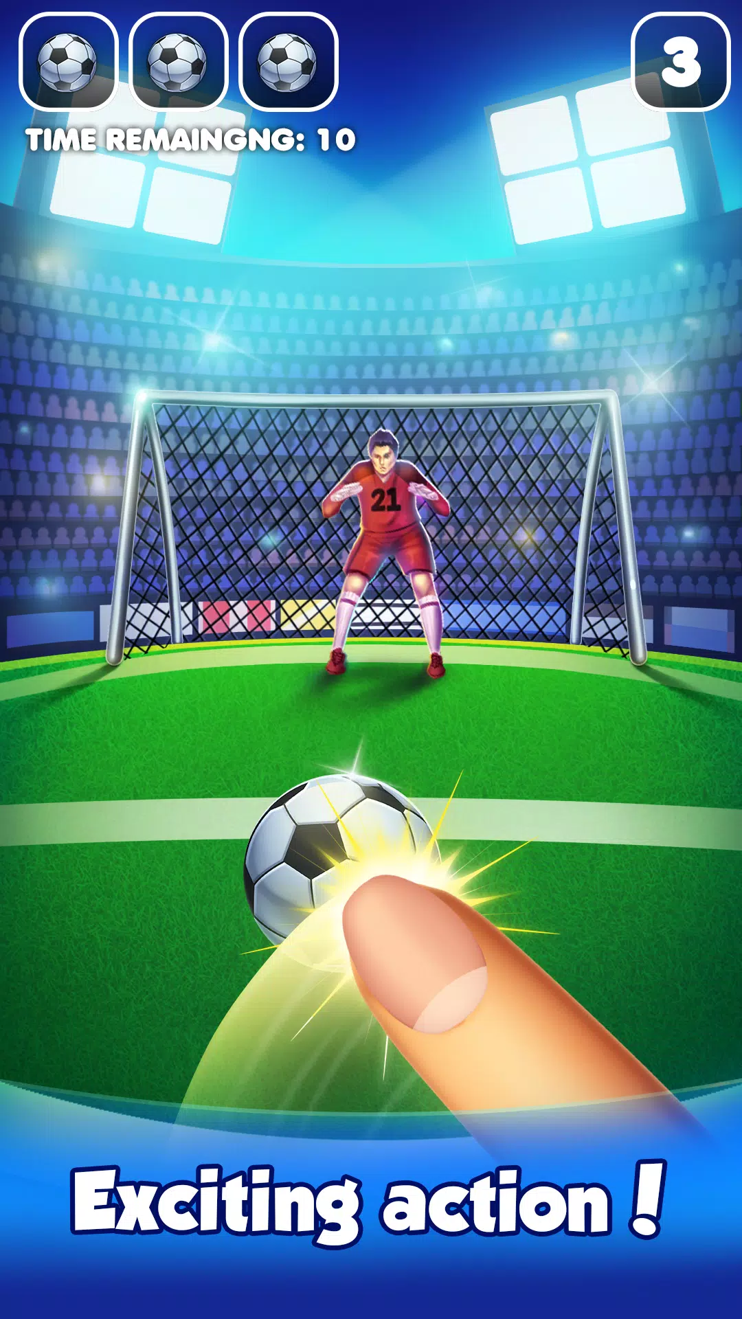 Flick Football : Soccer Game Screenshot 1