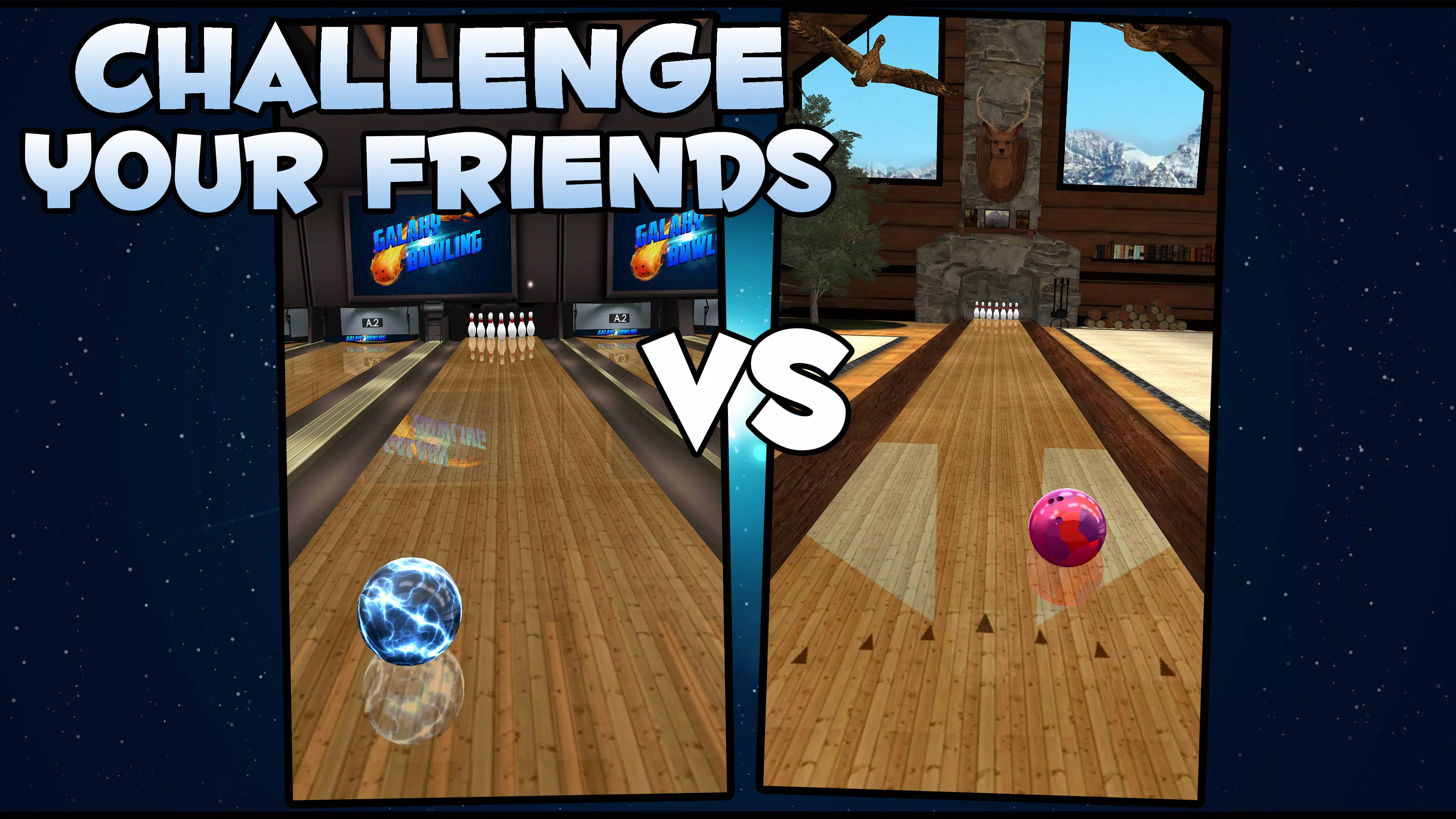 Galaxy Bowling 3D Скриншот 2