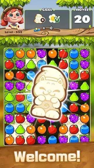 Fruits POP : Match 3 Puzzle Captura de tela 1