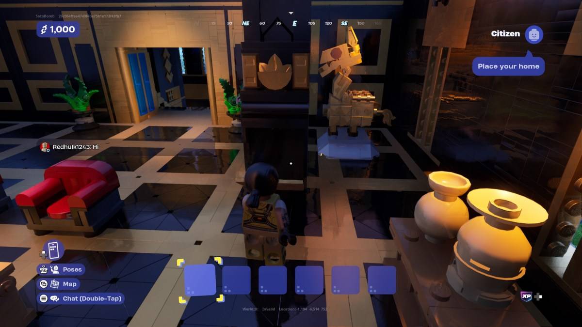 The shoot to the bank vault in LEGO Fortnite Brick Life.