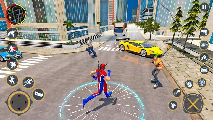 Miami Spider Rope Hero Games Screenshot 3