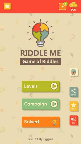 Riddle Me - A Game of Riddles Скриншот 1