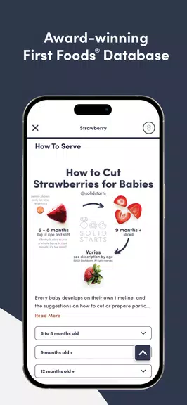 Solid Starts: Baby Food App Capture d'écran 3