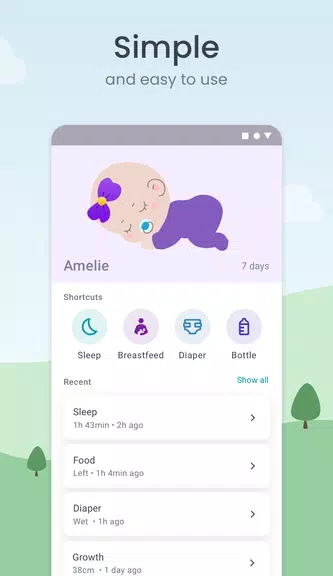 Baby Tracker: Sleep & Feeding應用截圖第2張